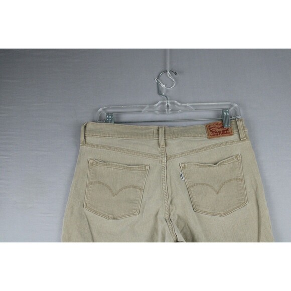 Levi's 311 Shaping Skinny Button Fly Stretch Denim Jeans Beige Size 30 Casual - Picture 7 of 16